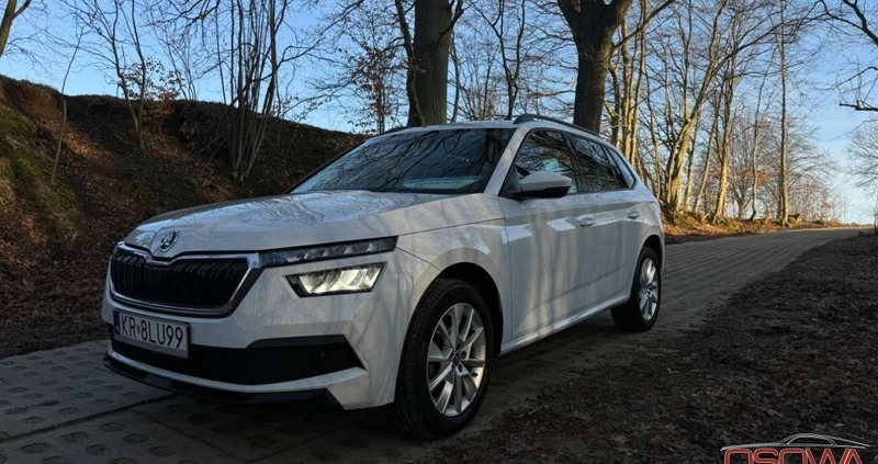 Skoda Kamiq cena 79999 przebieg: 54000, rok produkcji 2020 z Okonek małe 781